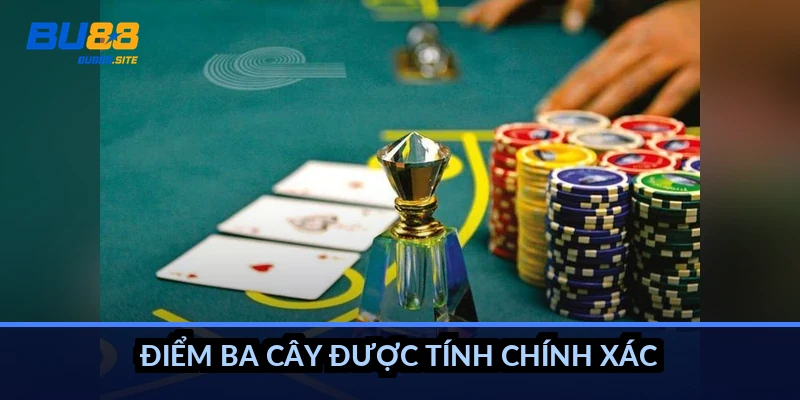 Cách tính điểm bài Ba Cây: Cộng 3 lá lấy số cuối làm nút 2 Điểm Ba Cây được tính chính xác thế nào?