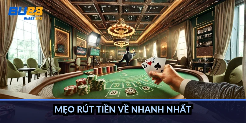 Mẹo rút tiền về nhanh nhất